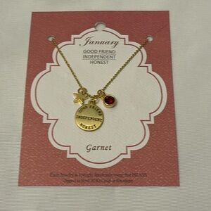 Lauren Spencer January Necklace – Gold – NIP